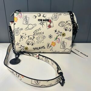 Steve Madden Doodle Graffiti Crossbody Bag NWT